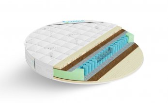 Купить матрас Круглый матрас Lonax Round Medium TFK Купить матрас Круглый матрас Lonax Round Medium TFK